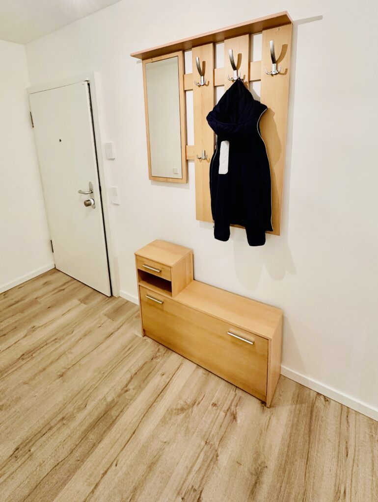 Eingangstür des Oststadt Apartment Karlsruhe