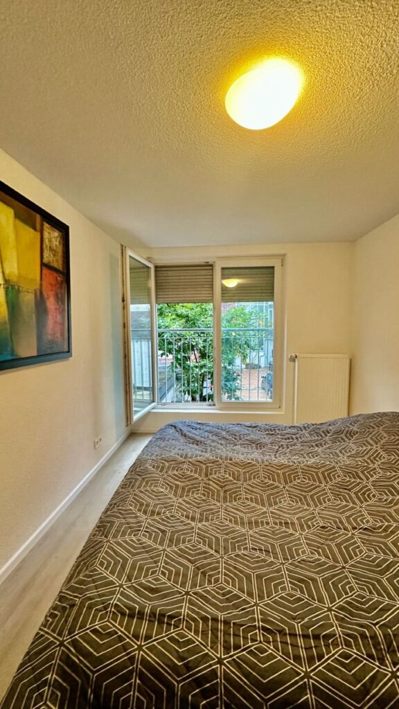 Cityresidenz Karlsruhe Schlafzimmer 2 mit Ausblick