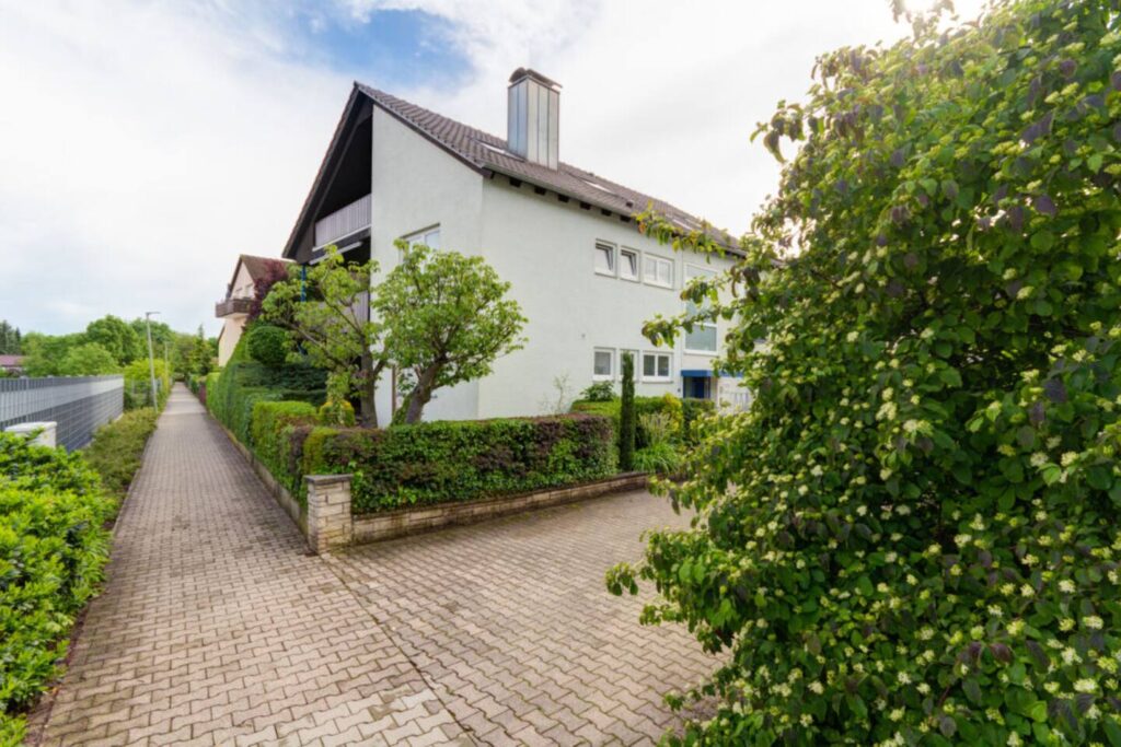 Außenansicht des Apartments mit Ausblick Wörth am Rhein