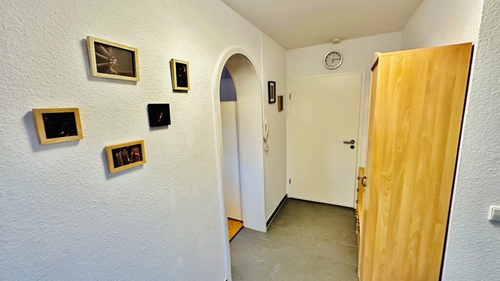 Eingangsbereich der Ferienwohnung Daheim am Wasserturm
