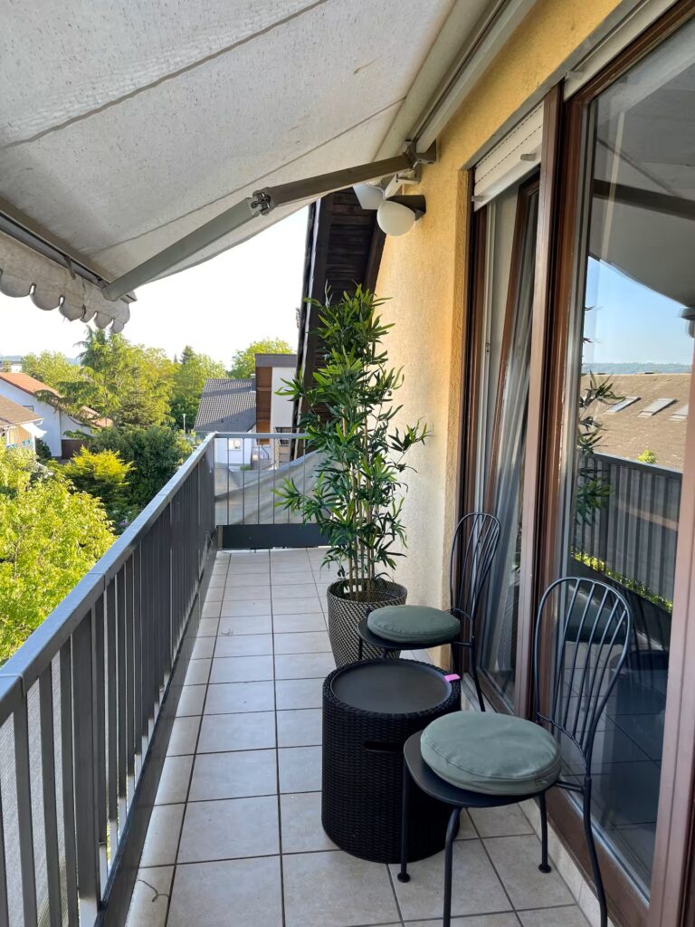 Loft Karlsdorf Balkon zum Entspannen