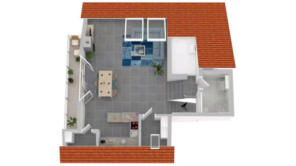 Loft Karlsdorf Grundriss der Unterkunft